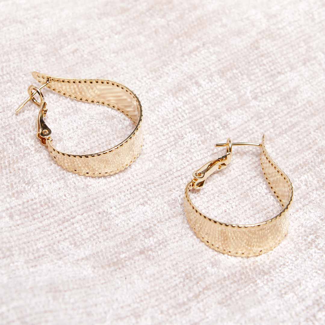 18K Gold Filled Teardrop Earrings