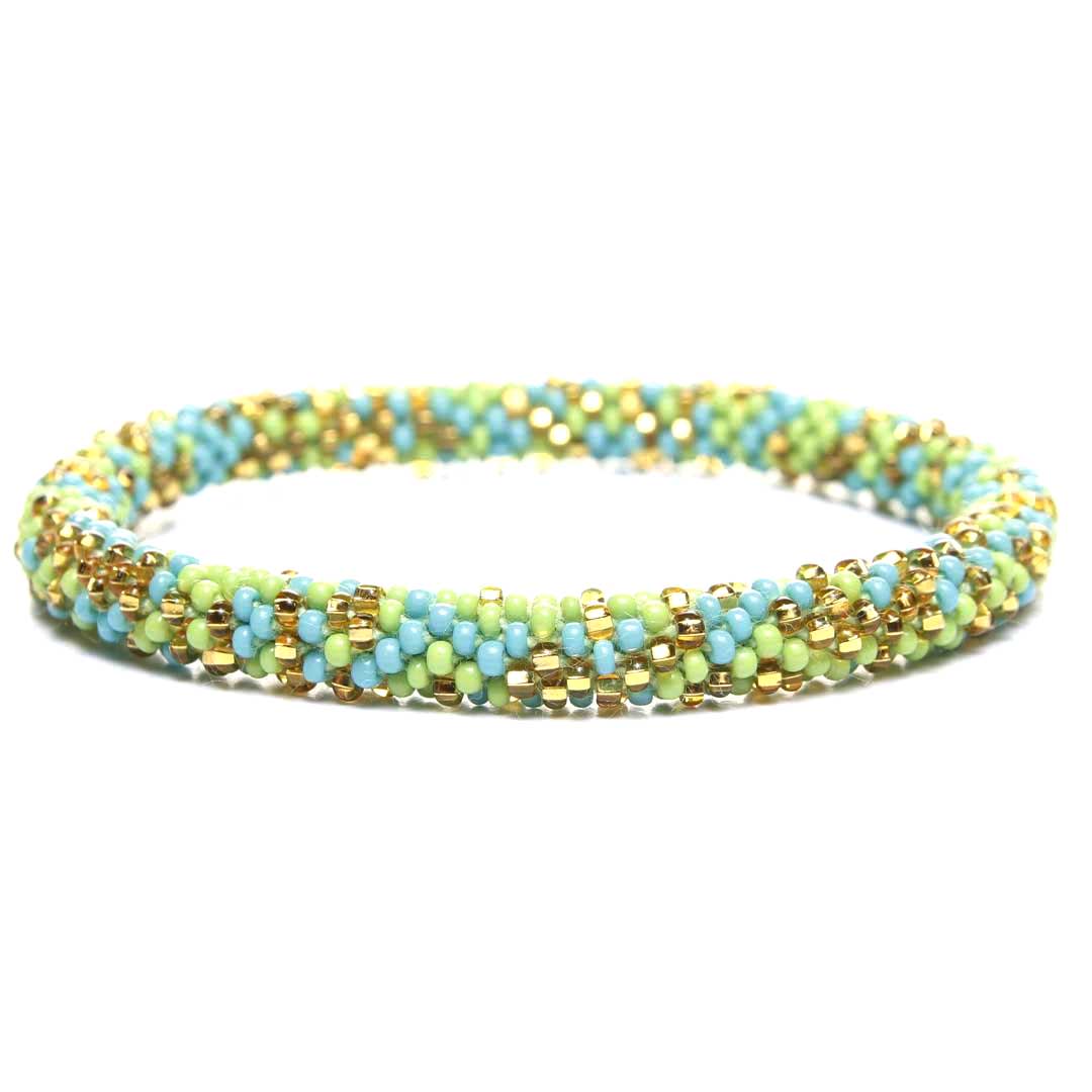 Agave Margarita Sparkles Beaded Bracelet front