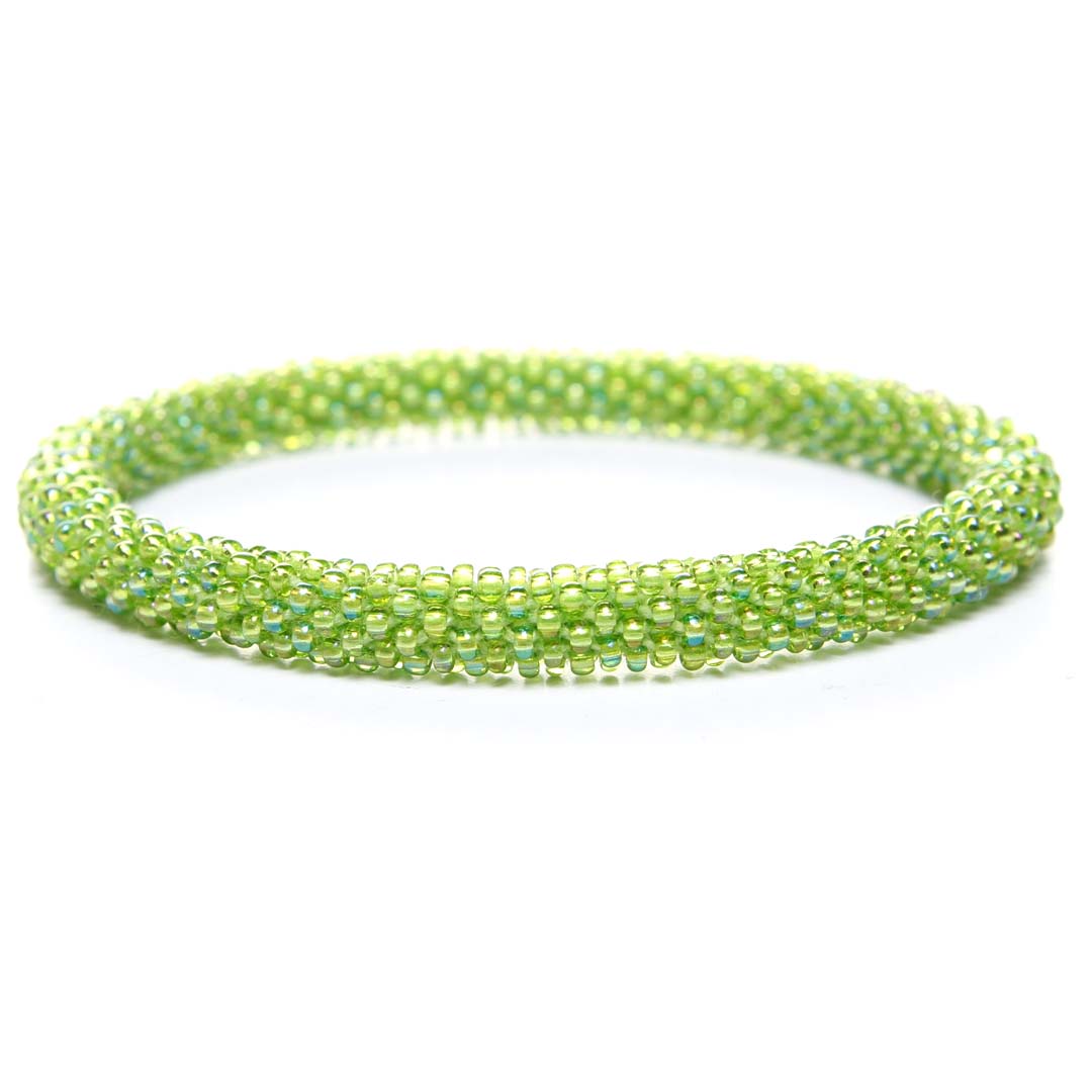 Apple Green Beaded Bracelet