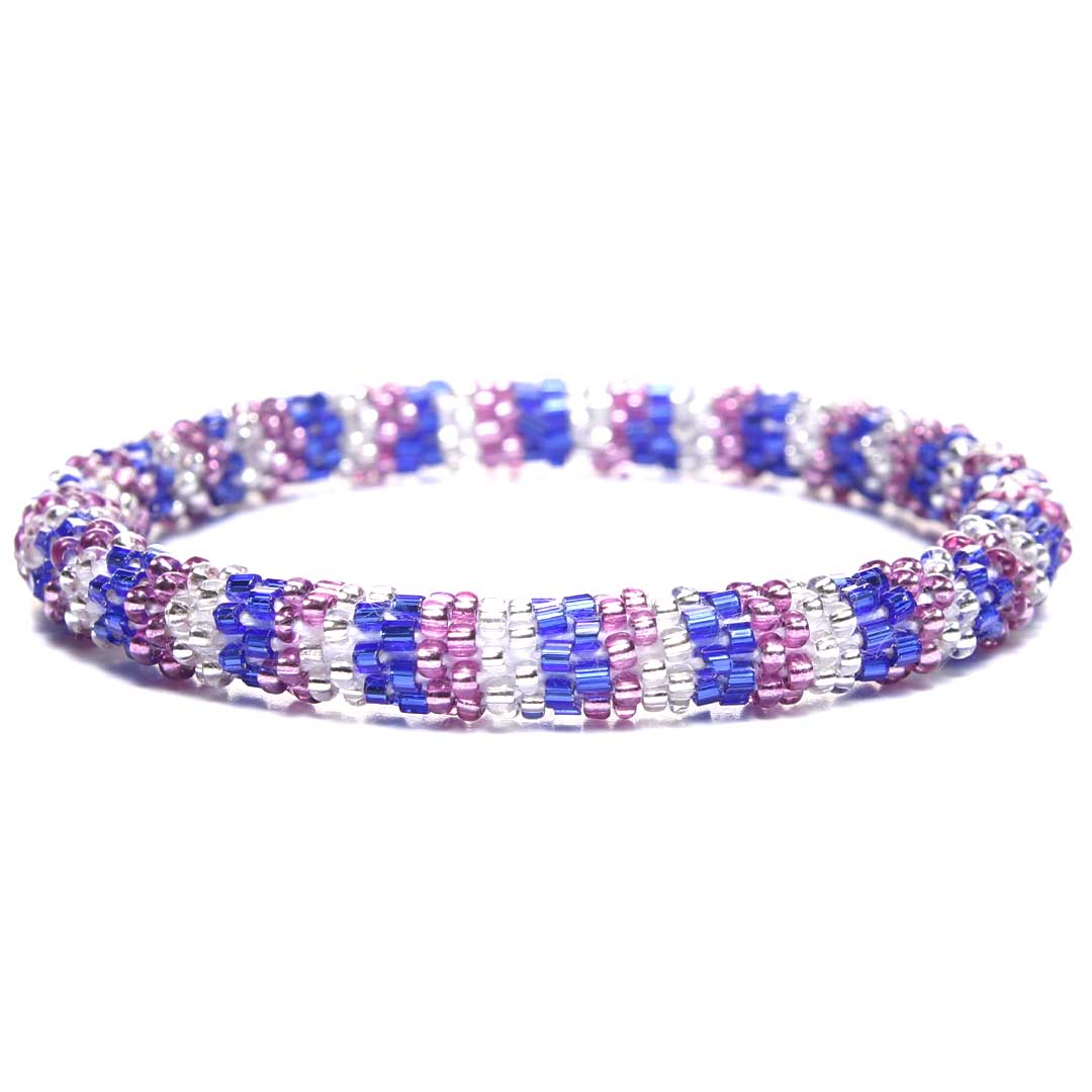 Berry Blue Stripe - 7"