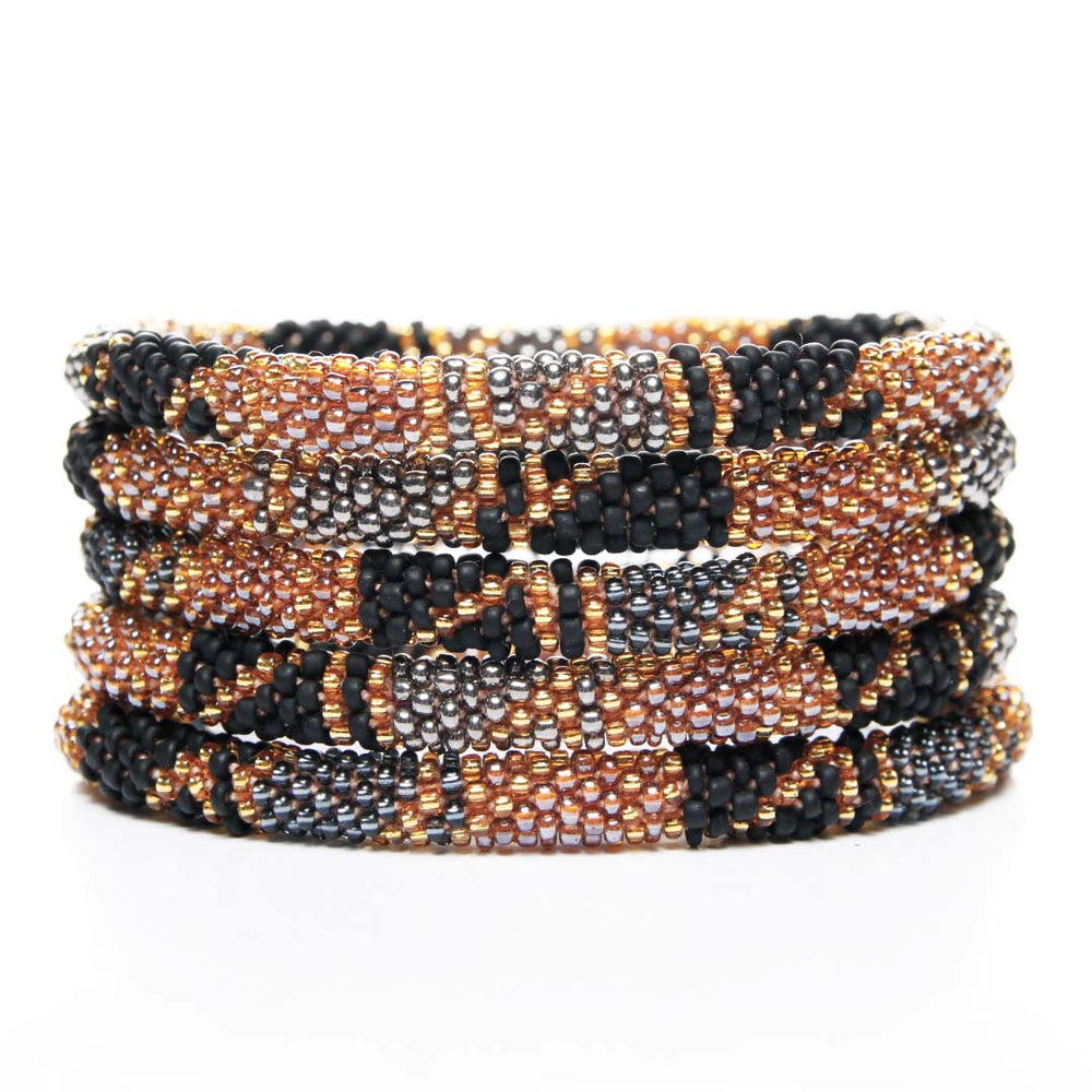 Cafe Noir Beaded Bracelet stack