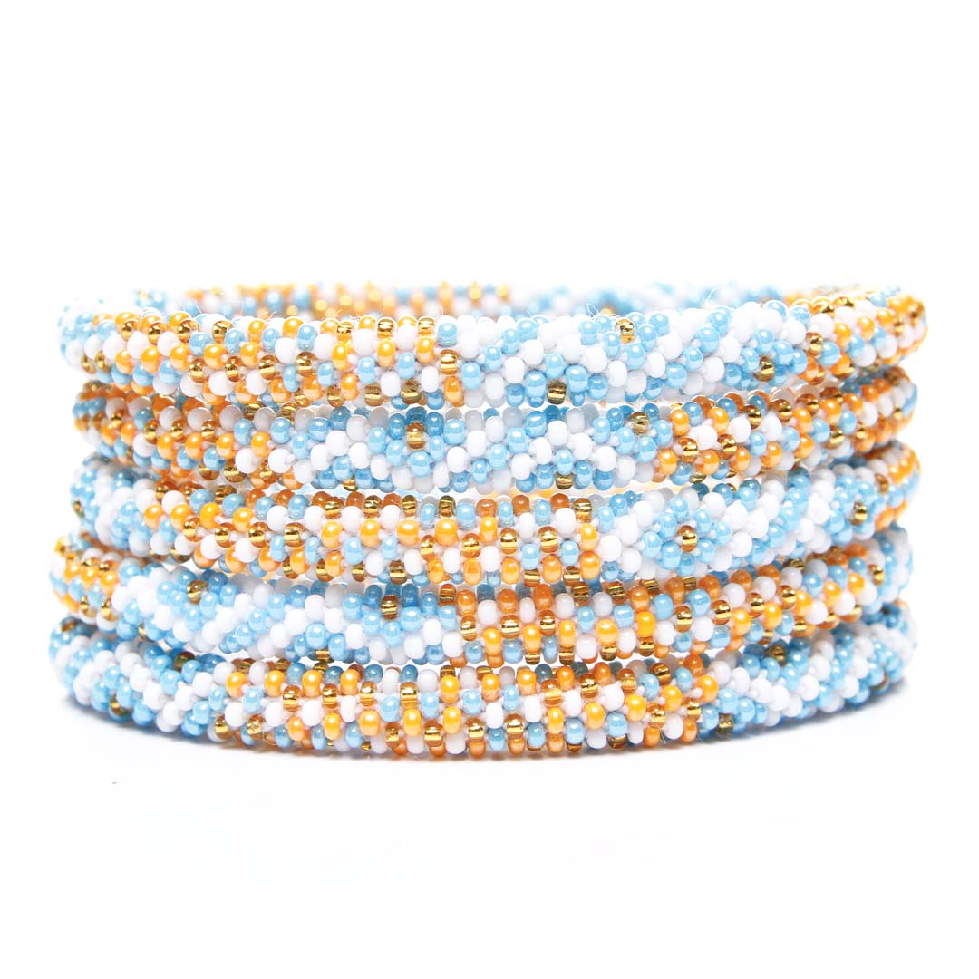 Cancun Sparkles Beaded Bracelet stack