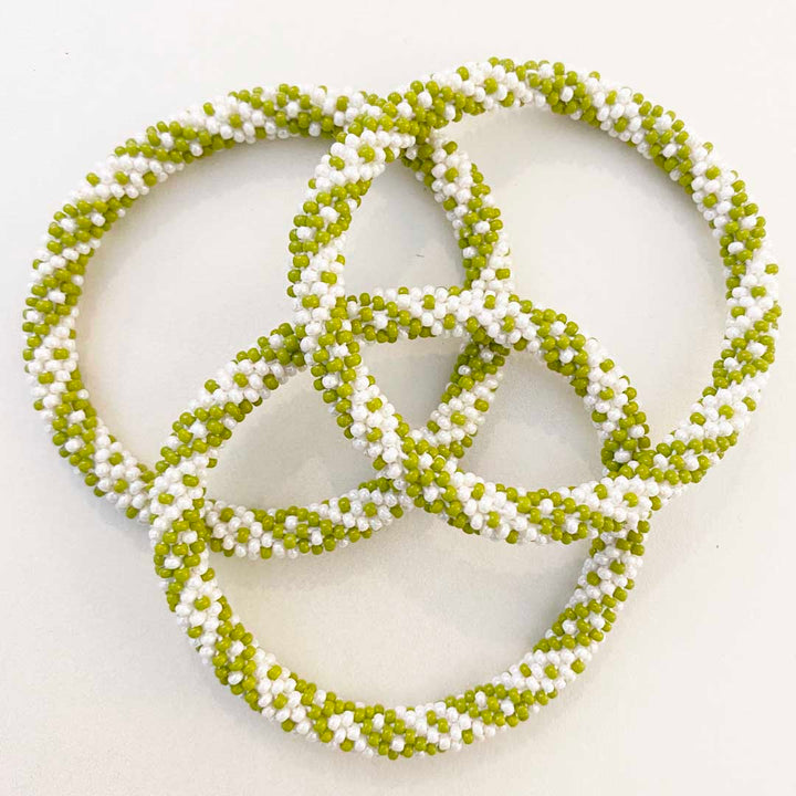 Chartreuse Pearl Twist - 7"