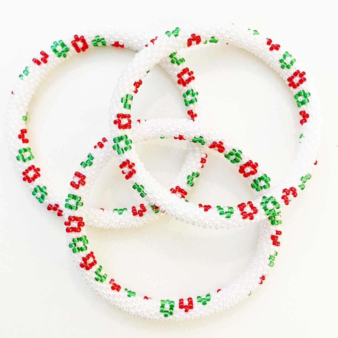 Christmas Poinsettias Twist - 7"