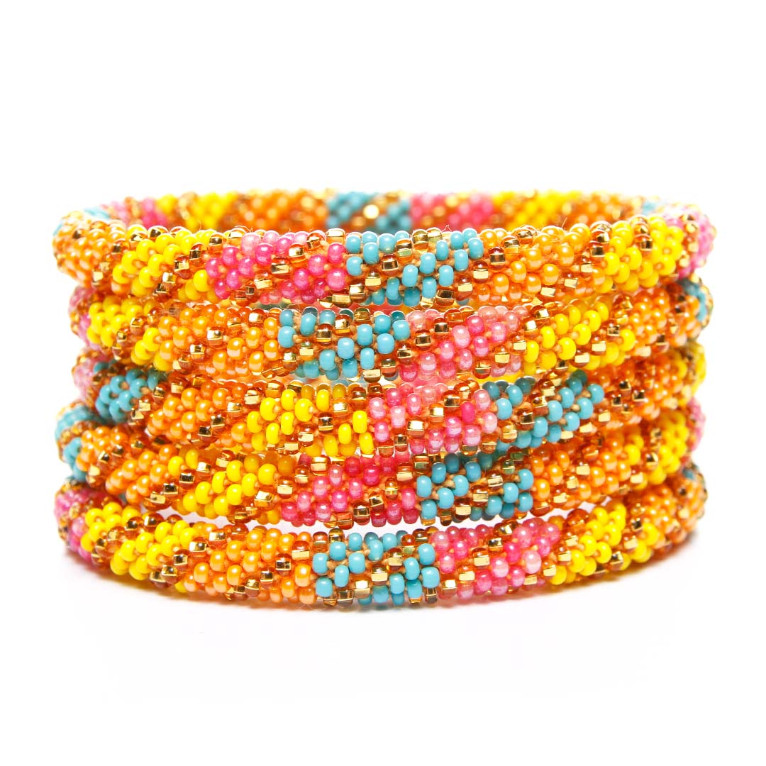 Curacao Candy Shop Beaded Bracelet Stack