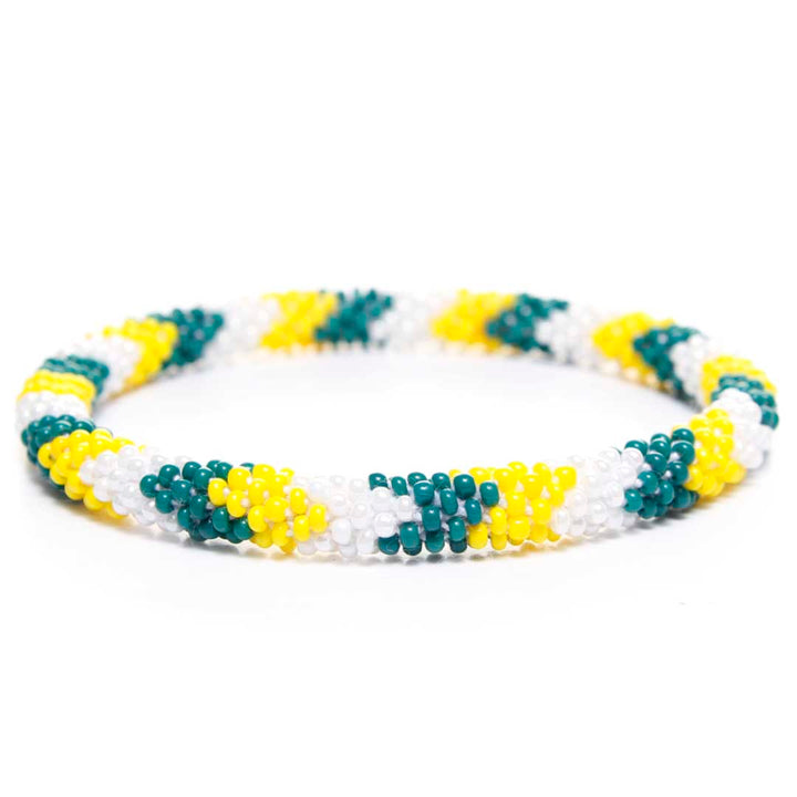 Game Day Spirit - Yellow, Green, White -  7"