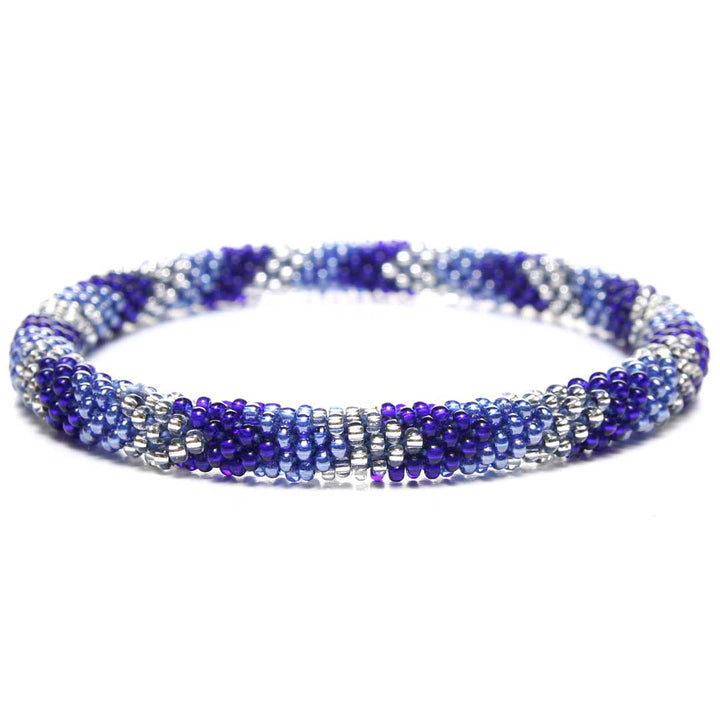 Marina Blue Sparkles Bead Bracelet