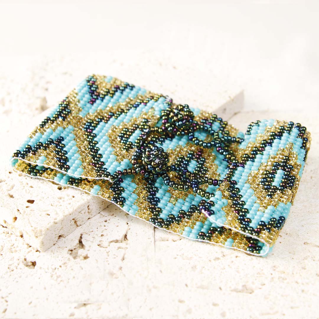 Mayan Treasure Loom Beaded Bracelet-1 Back