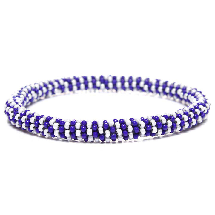 Navy Pearl Stripe - 7"