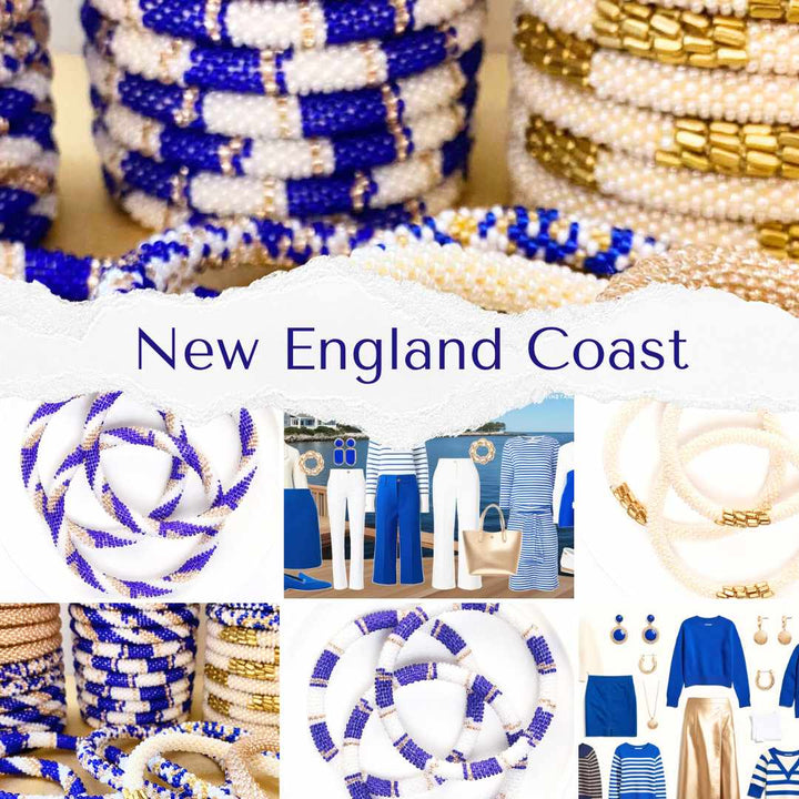 New England Coast Confetti  - Champagne - 6.5"