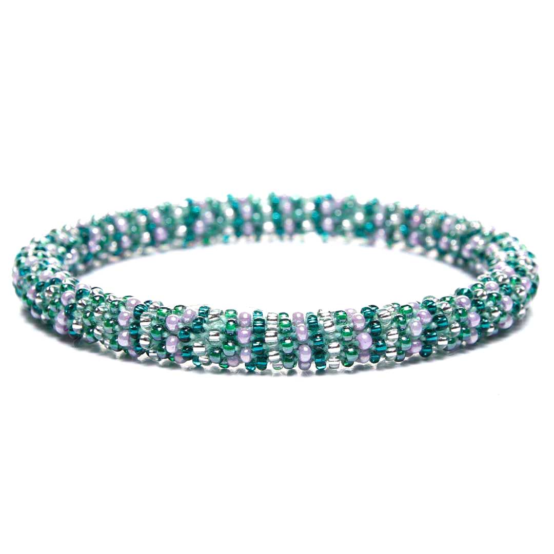 Pixie Forest Stripe Beaded Bracelet-front