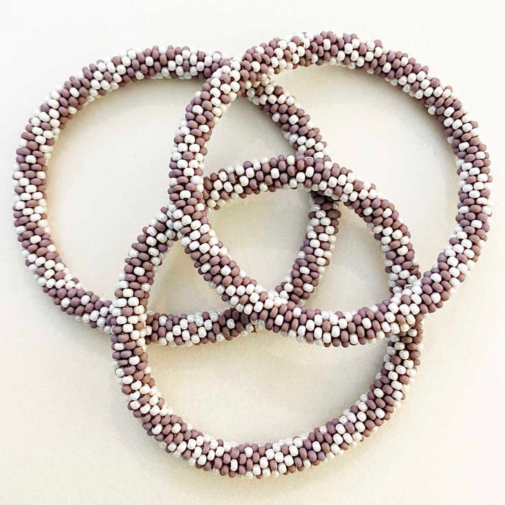 Plum & Pearl Twist - 7"