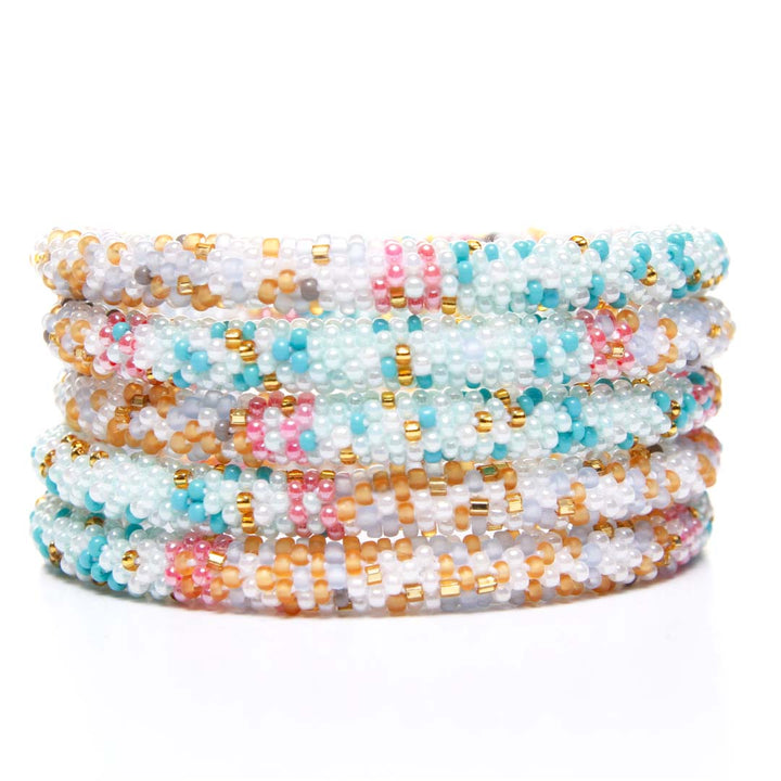 Pretty Beach Confetti Beaded Bracelet-stack