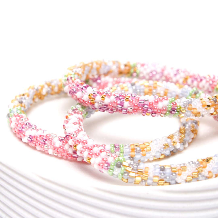 Pretty Prairie Confetti Beaded Bracelet-Side