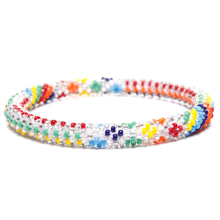 Rainbow Bright Sparkles Bead Bracelet