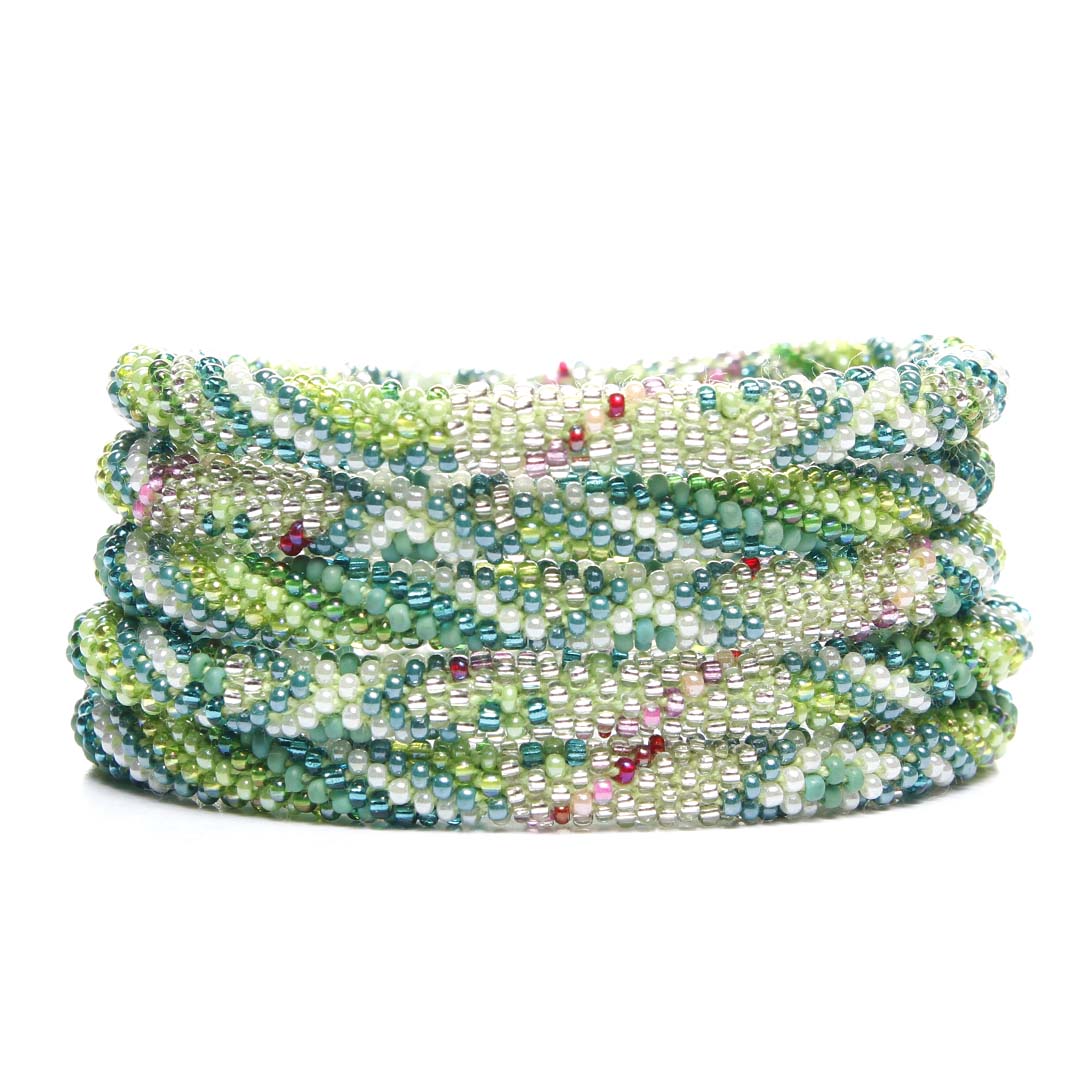 Rio Carnival Twist Beaded Bracelet Stack