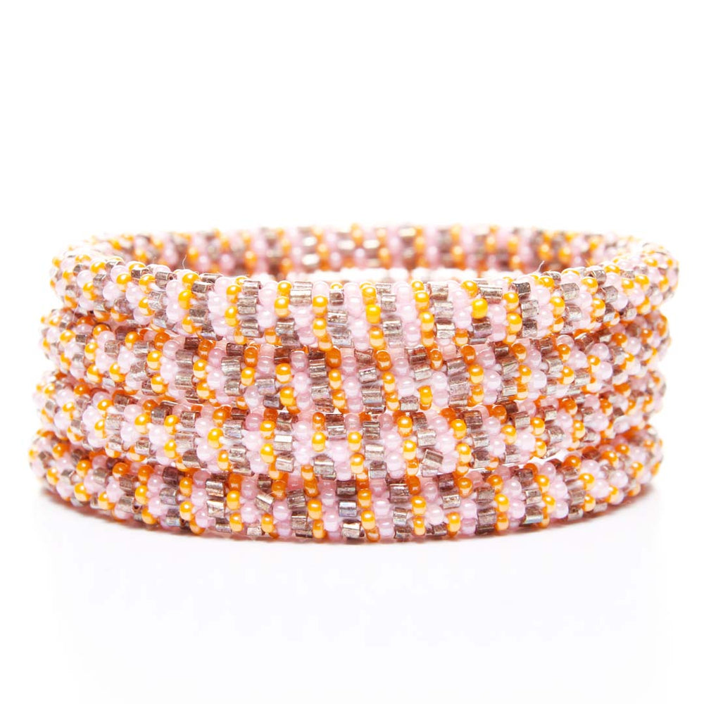 Savannah Stripe Beaded Bracelet-Stack