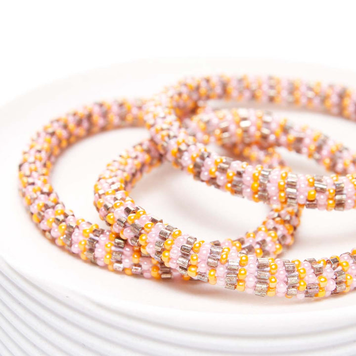 Savannah Stripe Beaded Bracelet-Side