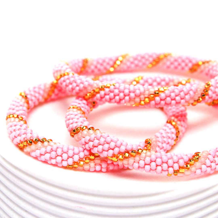 Sparkly Bubble Gum Twist - 7"