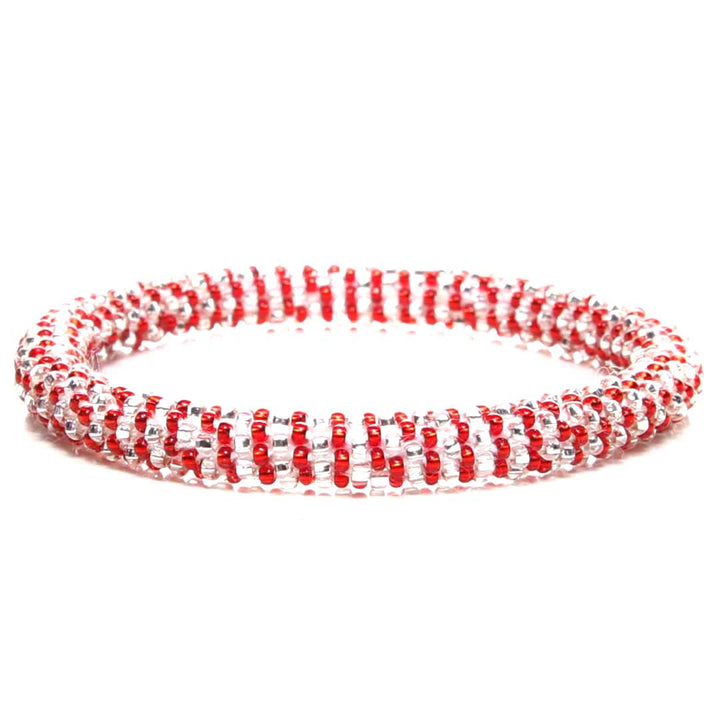 Sparkly Strawberry Stripe - 8"