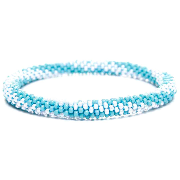 Turquoise Pearl Twist - 7"