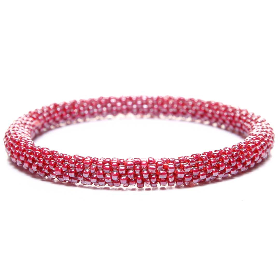 Wineberry Bead Bracelet