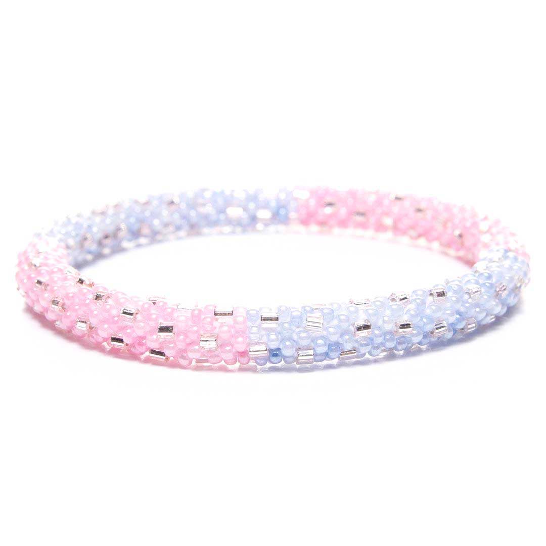 Cotton Candy Sparkles Beaded Bracelets-Front