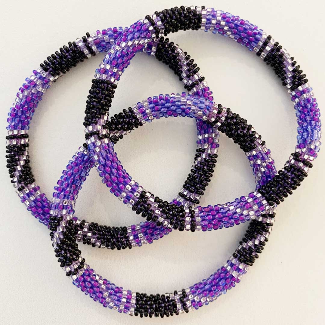 Midnight Black I Handmade Beaded Bracelets for Women I Cana Capri