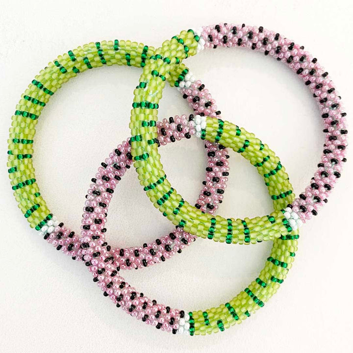 Watermelon Slice Beaded Bracelet Top